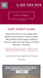 Mobile Screenshot of fleetstreetclinic.com